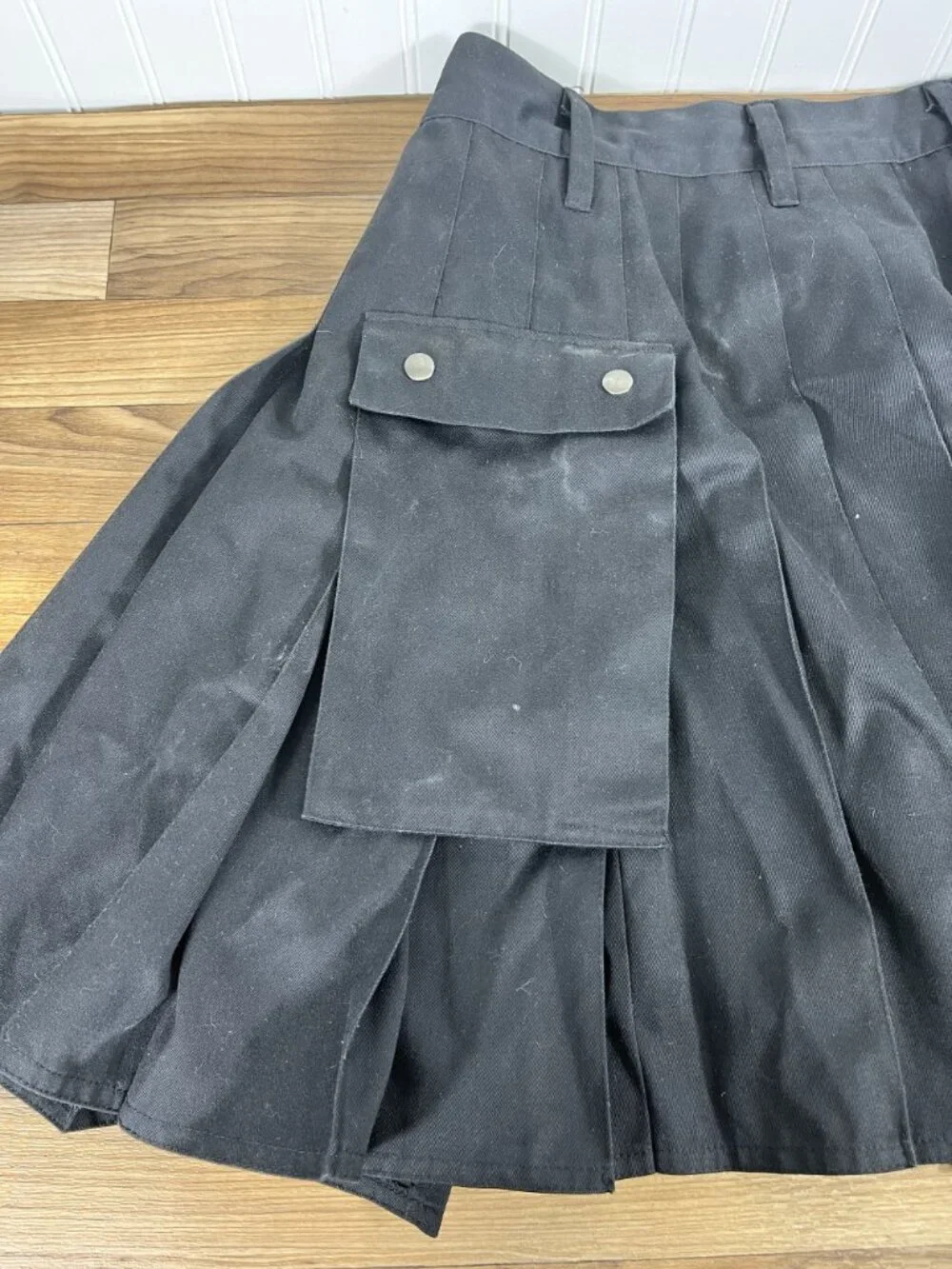 Utilikilts Black Tactical Cargo Kilt 33 Pants 35 Kilt Black 23